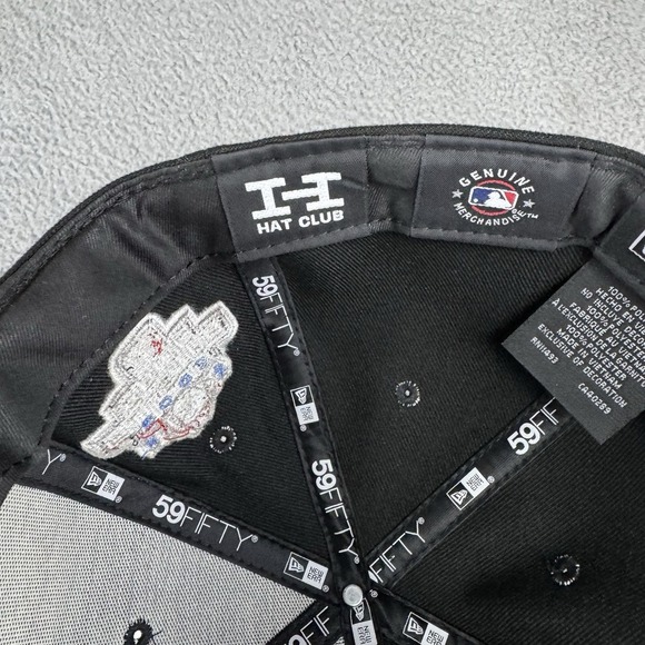 Hat Club‎ Chicago White Sox New Era 59Fifty Hat 8 All Star Game Patches Black - Picture 9 of 11